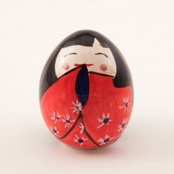 Kokeshi in Ceramica  (cm 9...